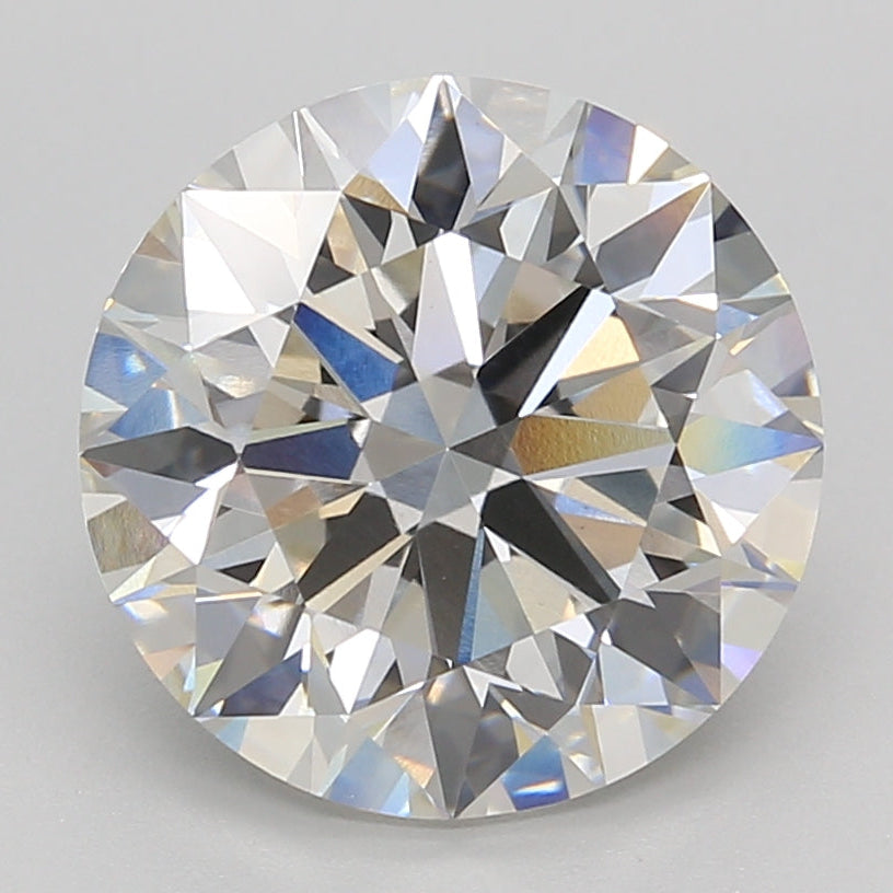 Diamante redondo cultivado en laboratorio de 4,22 quilates VVS2 H