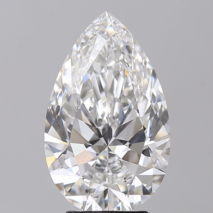 4.25 CT IGI Certified Pear Cut Lab-Grown Diamond in E Color