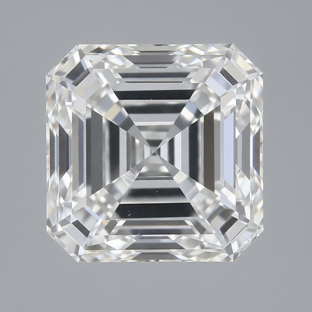 Diamant cultivé en laboratoire Asscher de 4,25 carats, VVS2/D