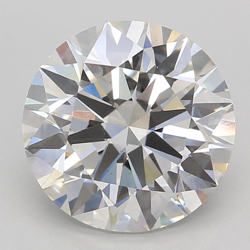 Diamante redondo cultivado en laboratorio de 4,25 quilates VS1 G