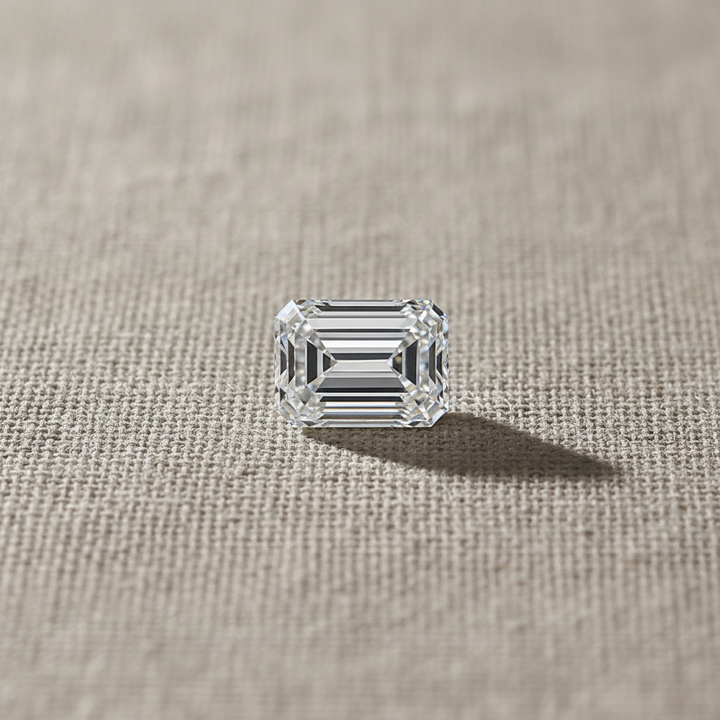 4.26 Carat Emerald Cut Lab Grown Diamond, VS1/E
