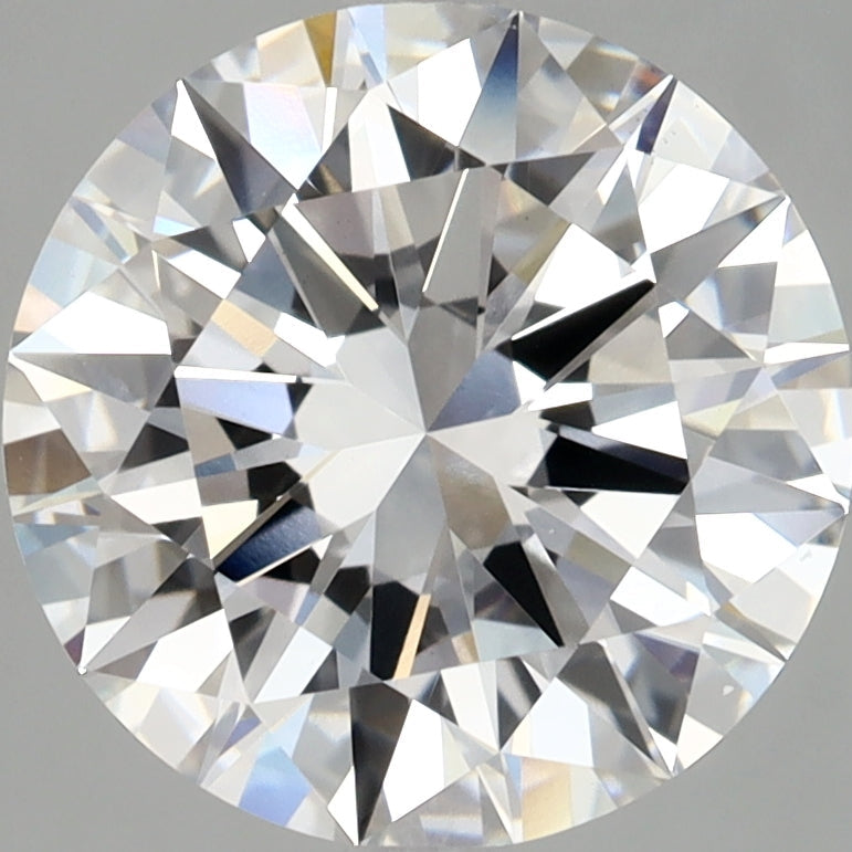 Diamante cultivado en laboratorio de talla redonda de 4,26 quilates VS1 D
