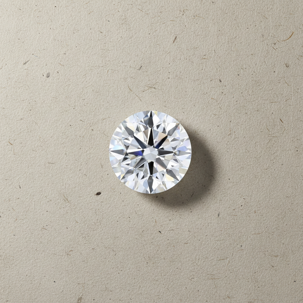 4.27 Carat Round D VVS2 Lab Grown Diamond Ideal Cut IGI Certified