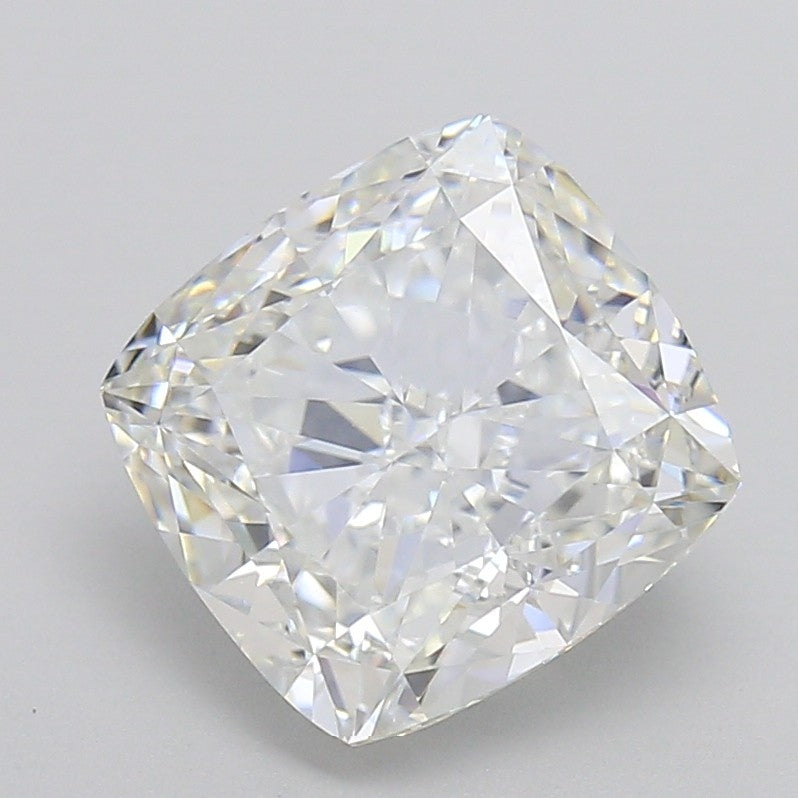 4.34 Carat Cushion Cut Lab Grown Diamond VVS2F