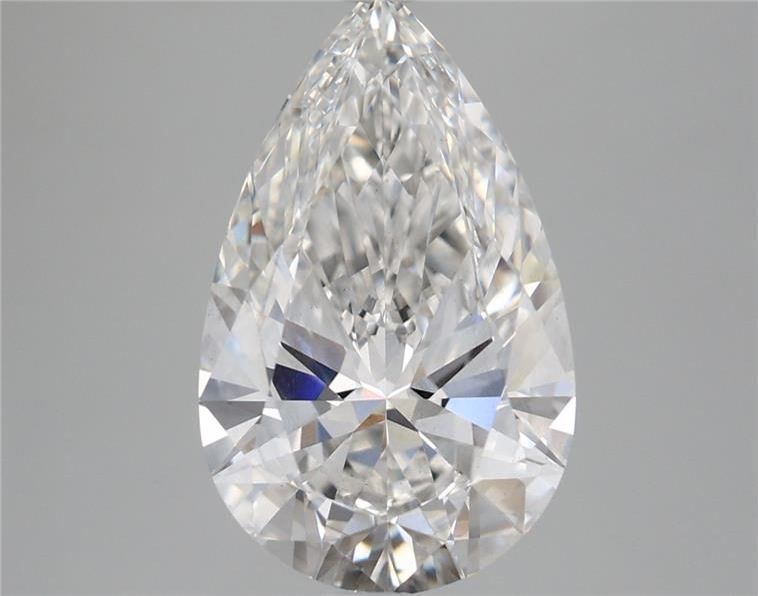 4.34 Carat Pear Cut Lab Grown Diamond VS2F 