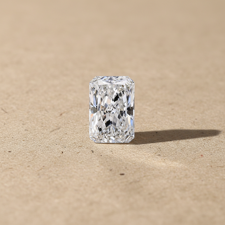 4.36 Carat Radiant Lab Grown Diamond, VVS1/F