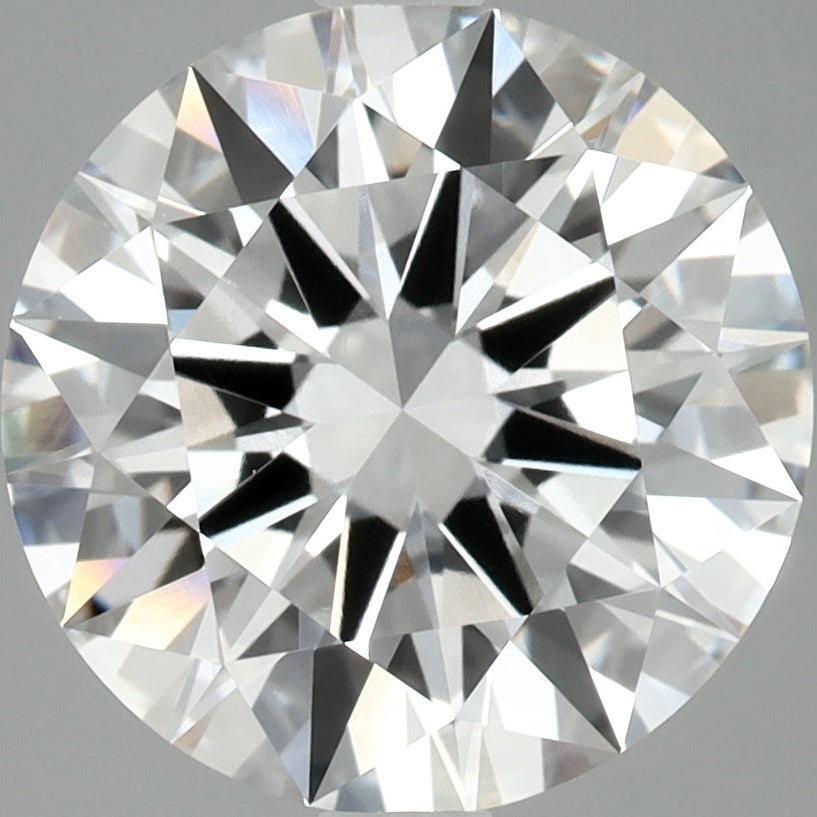 Diamante cultivado en laboratorio de talla redonda de 4,36 quilates VVS2 E