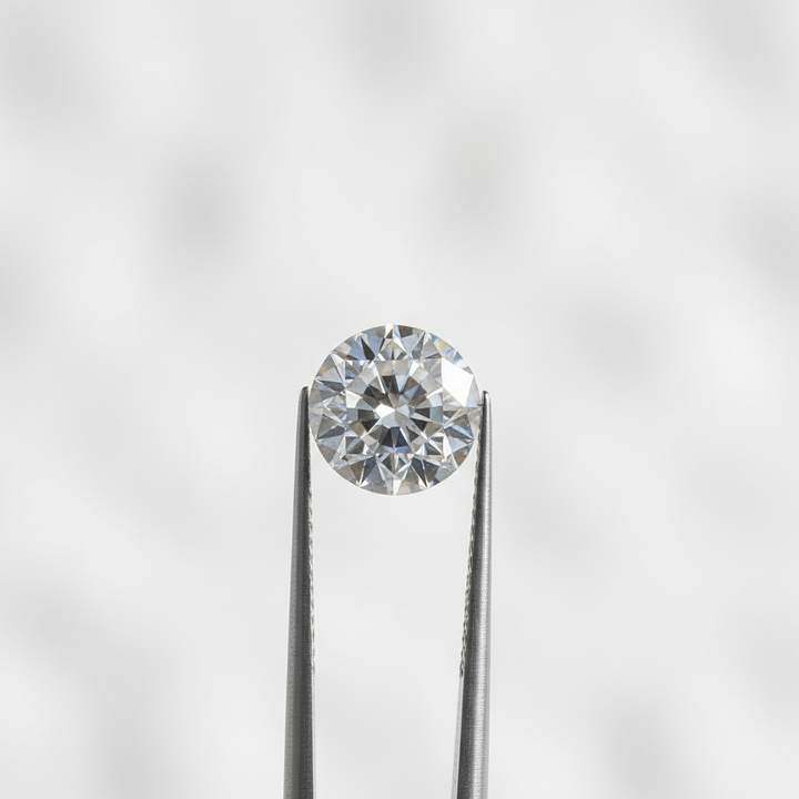 Diamant cultivé en laboratoire de taille portugaise de 4,38 carats, VS1/F