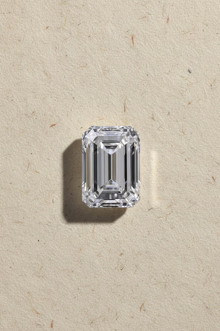 4.39 Carat Emerald Cut Lab Grown Diamond, VS1/E