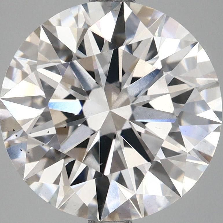 Diamante cultivado en laboratorio de talla redonda de 4,39 quilates VS2 F