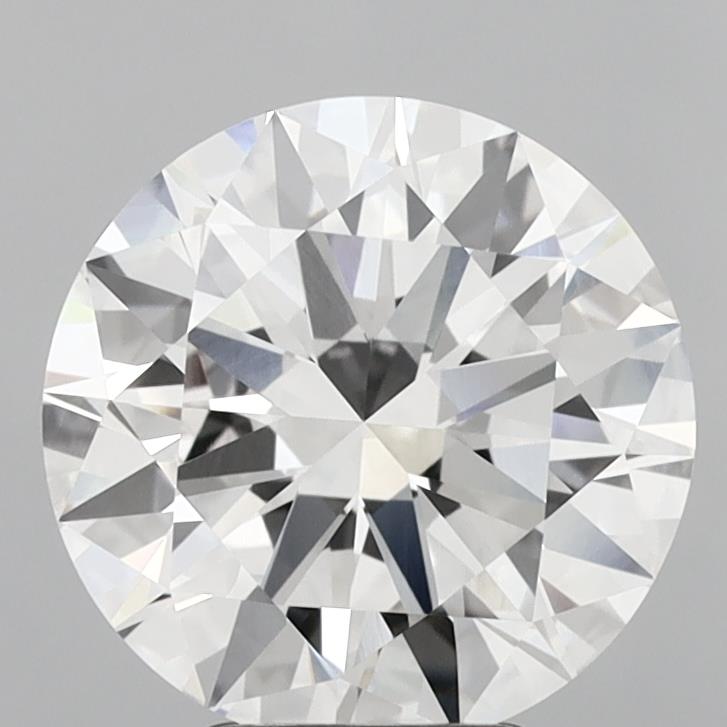 4.50 Carat Round Cut Lab Grown Diamond VVS1E Color