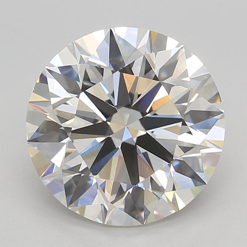4.50 Carat Round Lab Grown Diamond VVS2 H