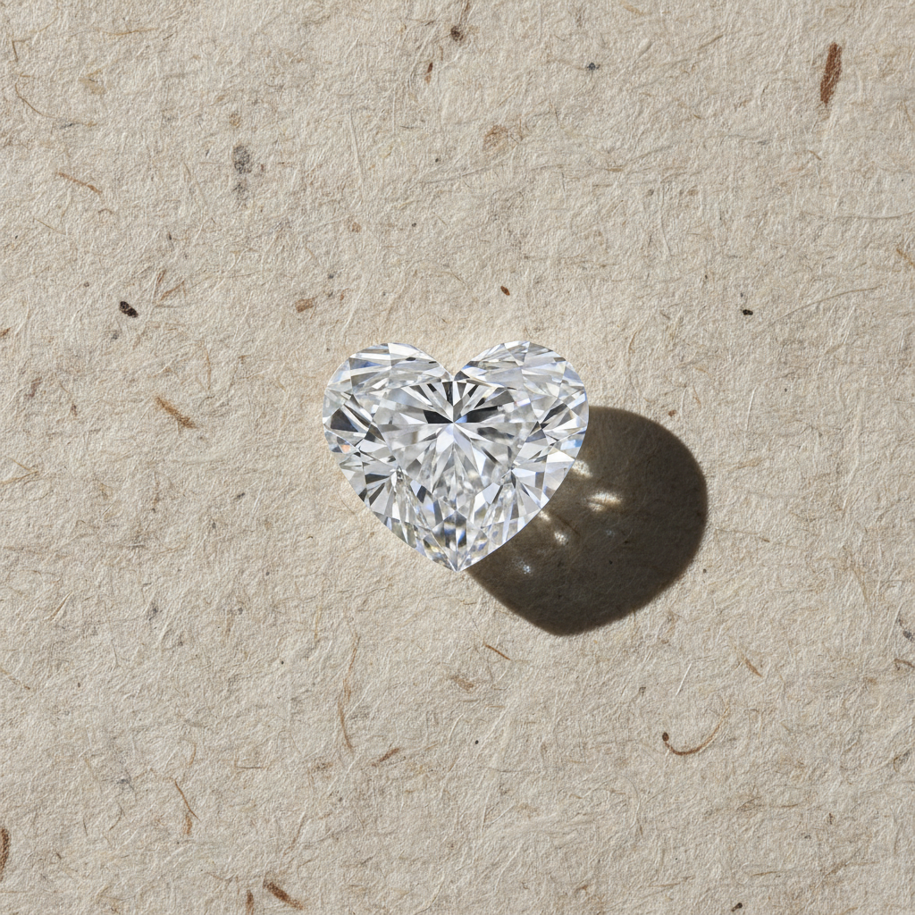 4.53 Carat Heart Cut Lab Grown Diamond VVS2 D Color IGI Certified
