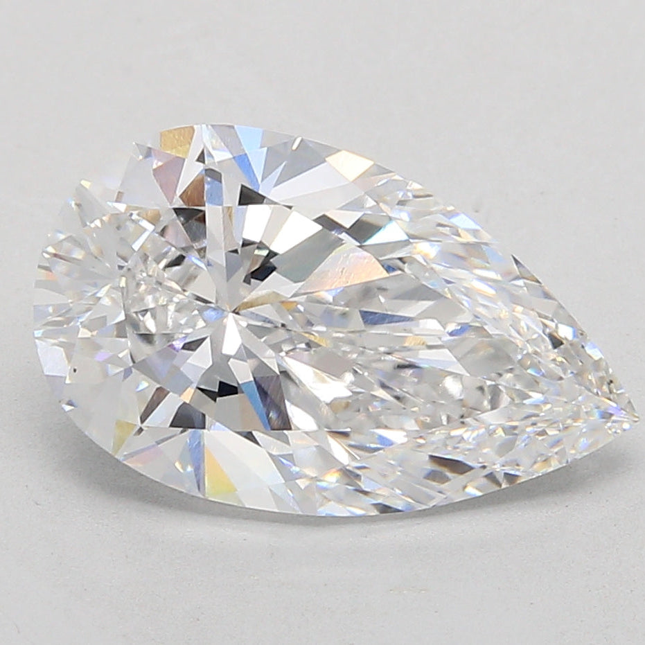 4.53 Carat Pear Cut Lab Grown Diamond VS1D