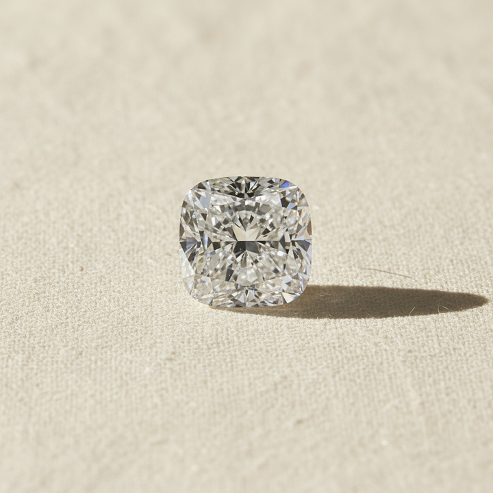 4.54 Carat Cushion Modified Cut Lab Grown Diamond, VS1/F