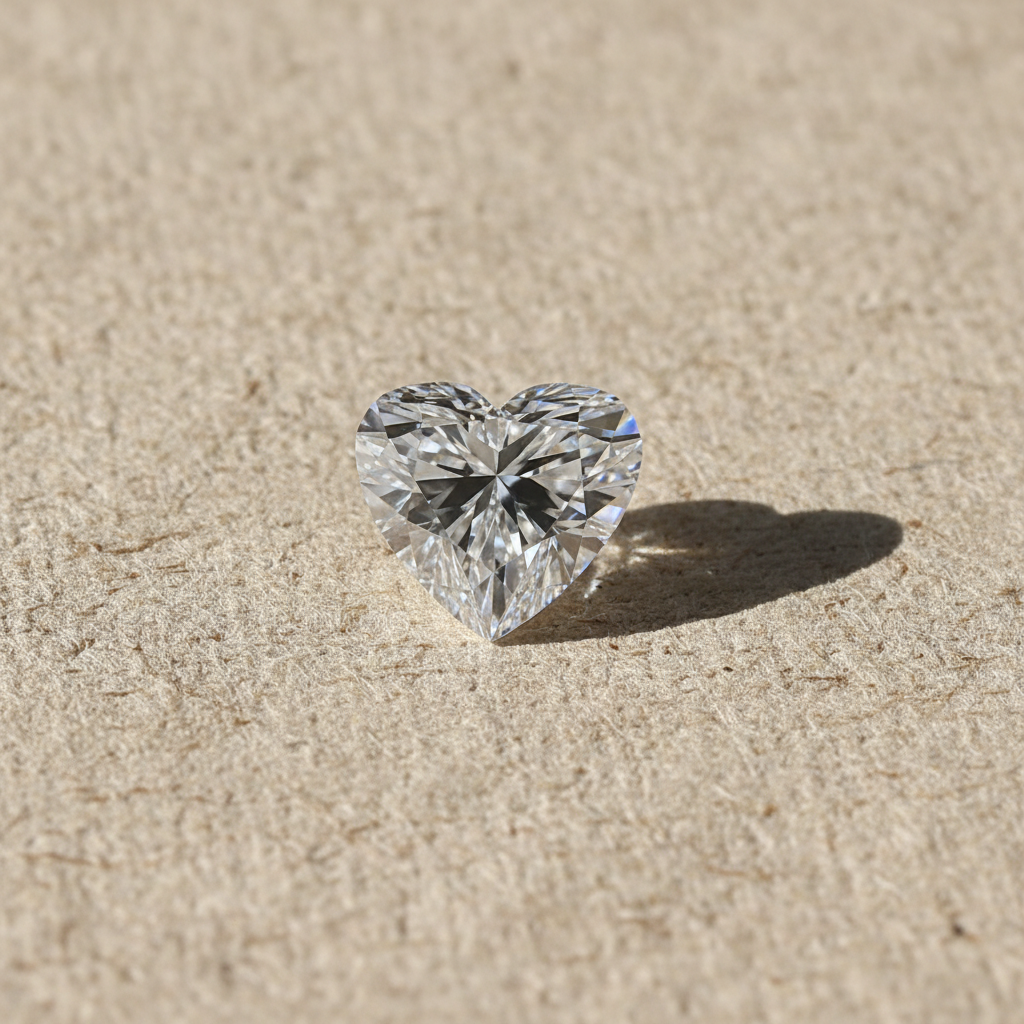 4.54 Carat Heart Cut Lab Grown Diamond VVS2 D Color IGI Certified
