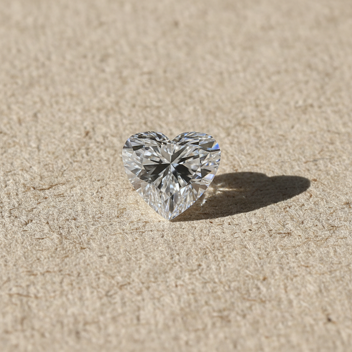 4.54 Carat Heart Cut Lab Grown Diamond VVS2 D Color IGI Certified
