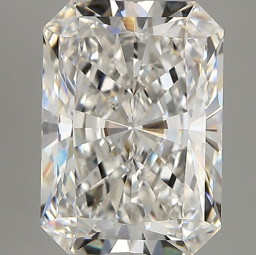 Diamante coltivato in laboratorio con taglio radiante da 4,55 carati VVS1 F