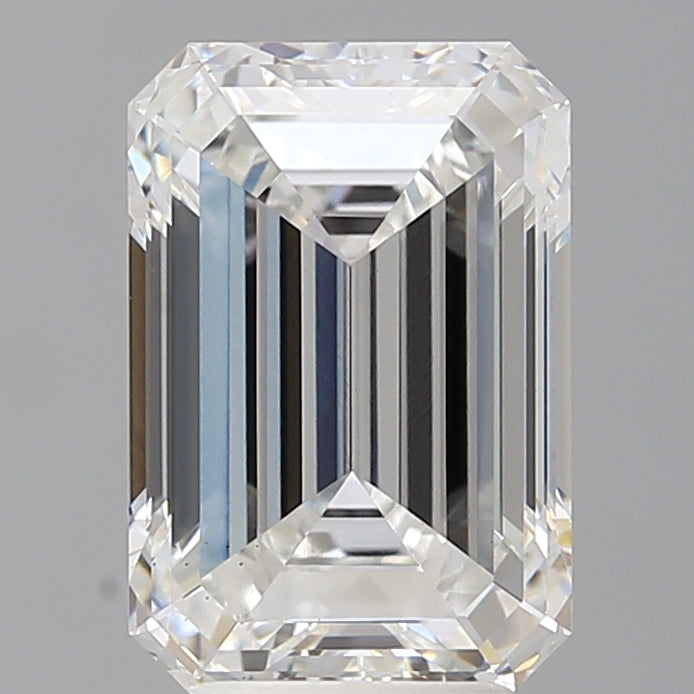 4,56 Karat Lab-Grown-Diamant im Smaragdschliff VS2 E