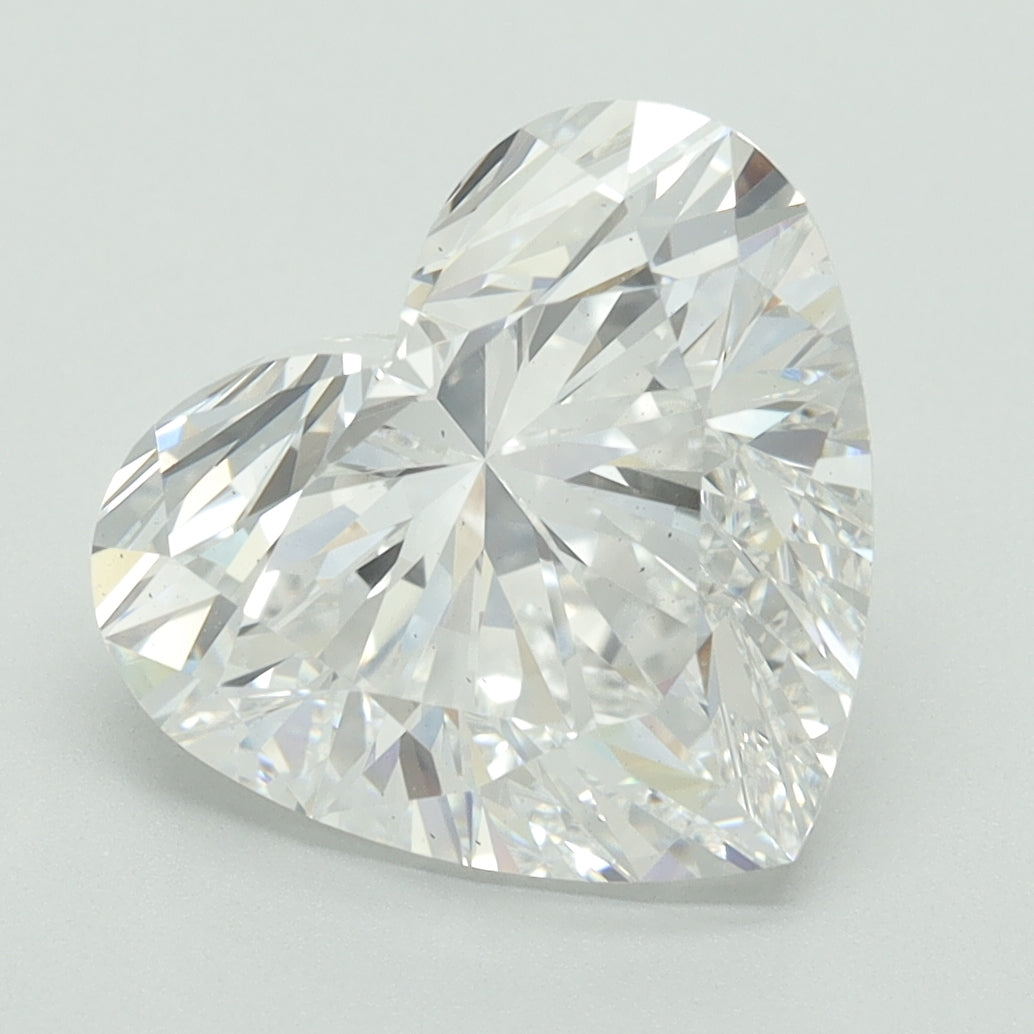 4.56 Carat Heart Cut Lab Grown Diamond VS2E