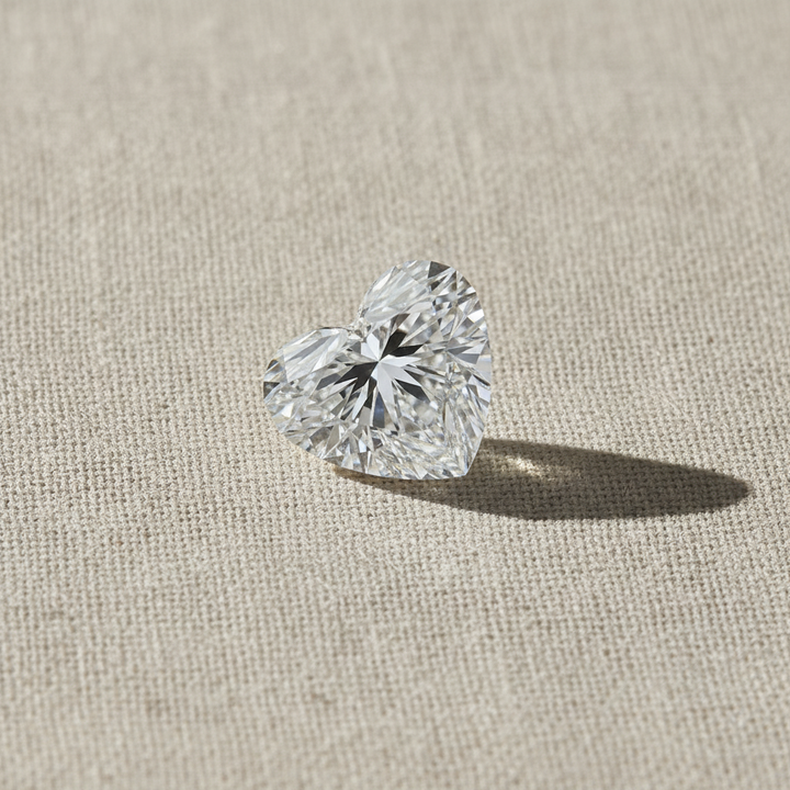 4.56 Carat Heart Cut Lab Grown Diamond VS2 E Color IGI Certified
