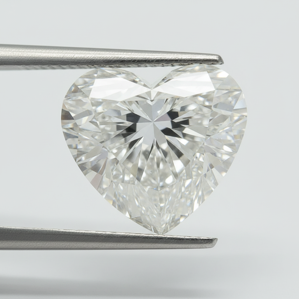 4.56 Carat E VS2 Heart Shape CVD Lab Grown Diamond IGI Certified
