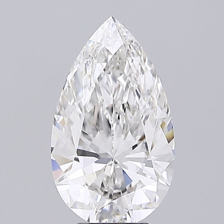 4.56 Carat Pear Cut Lab Grown Diamond VS2F 