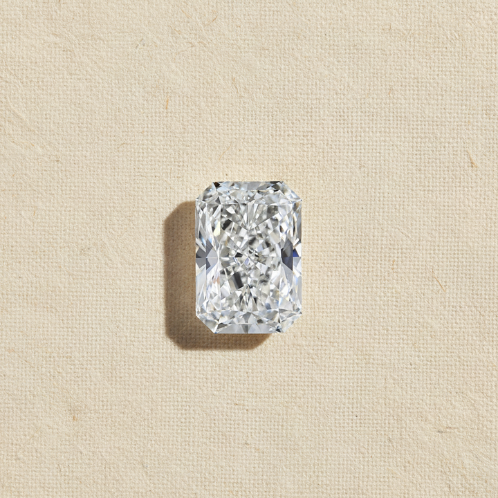 4.57 Carat Radiant Cut Lab Grown Diamond, VS2/F