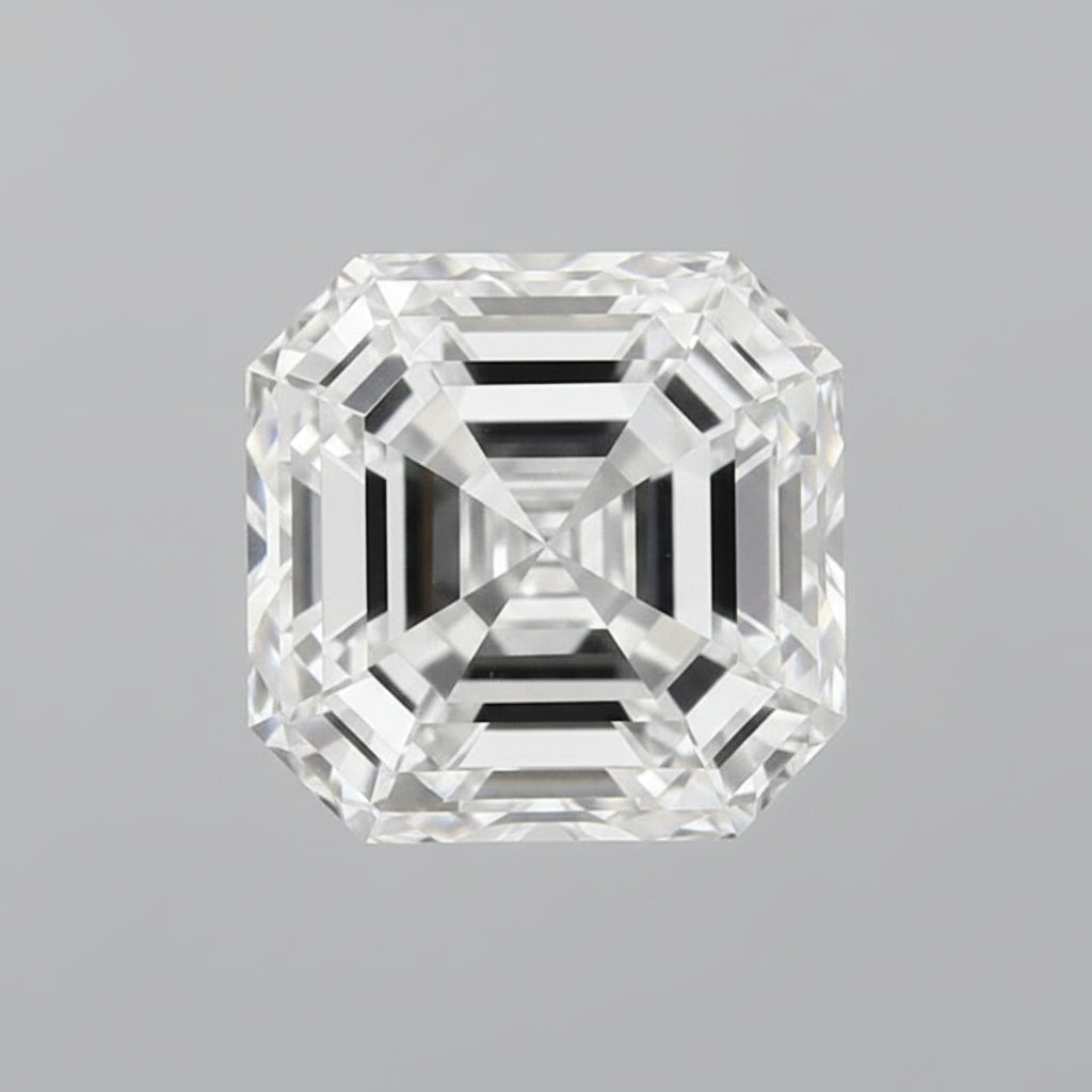 4.65 Carat Asscher Lab Grown Diamond, VS1/D