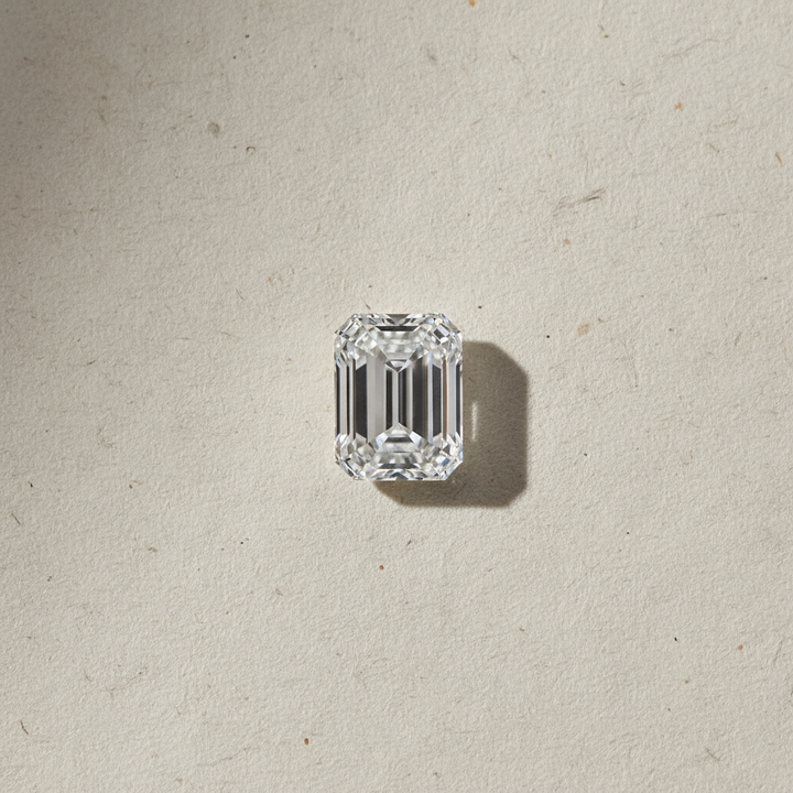 4.66 Carat Emerald Cut Lab Grown Diamond, VS1/E