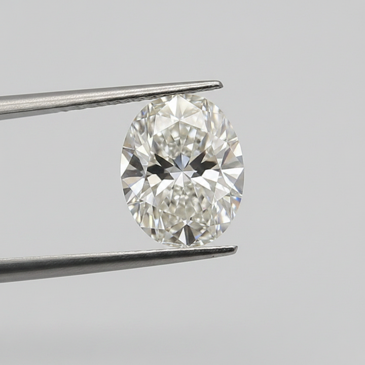 4.66 Carat Oval Cut H VS1 GIA Certified Lab Grown Diamond