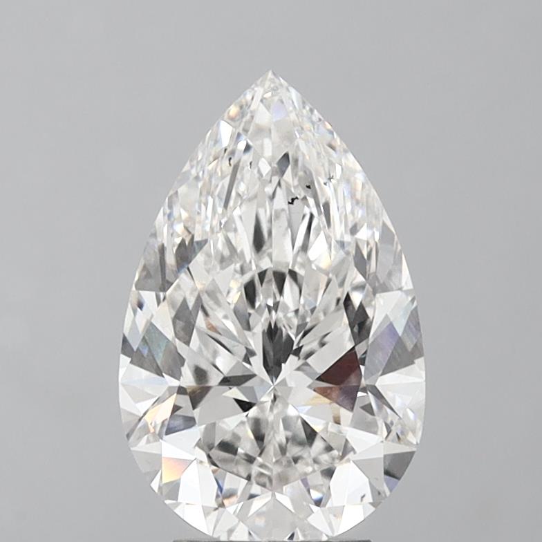 4.70 Carat Pear Cut Lab Grown Diamond VS2F 