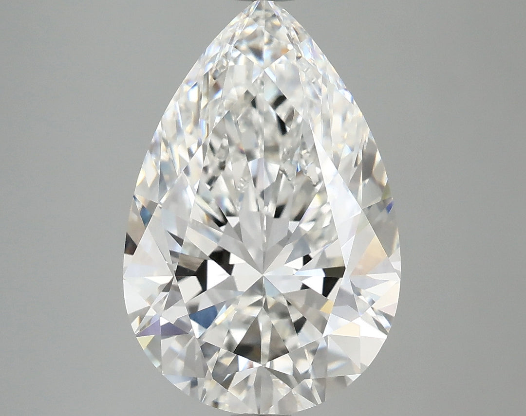 4.71 Carat Pear Cut Lab Grown Diamond VVS2E 