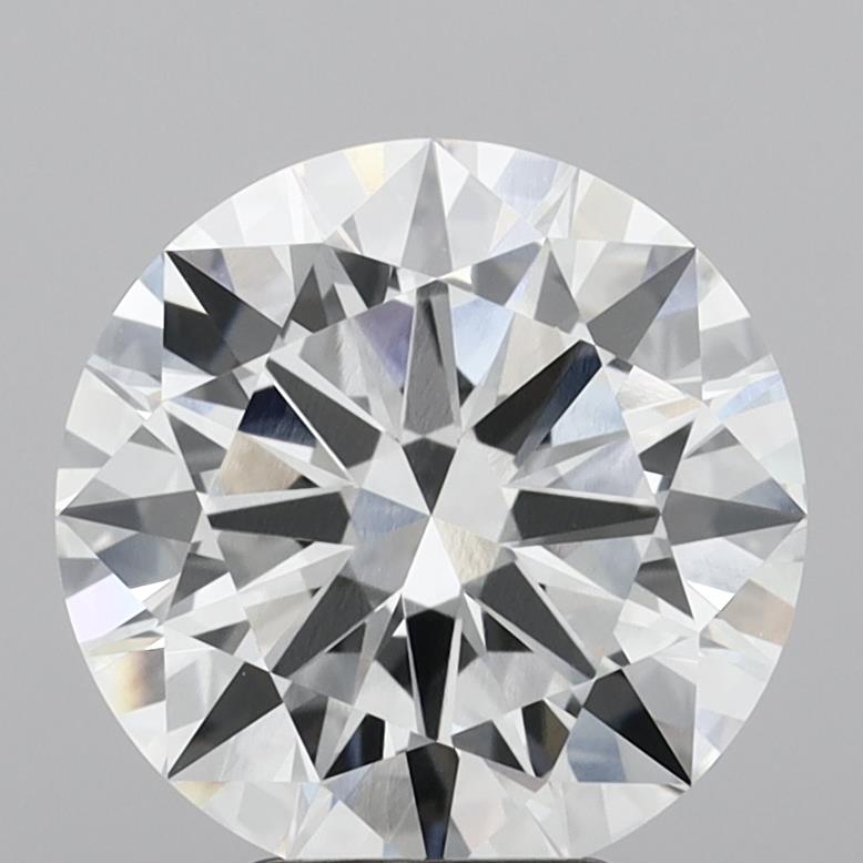 Diamante coltivato in laboratorio a taglio rotondo da 4,72 carati VVS2 D