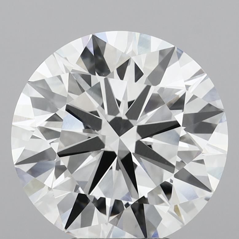 4,78 karaat ronde geslepen diamant VVS1 F