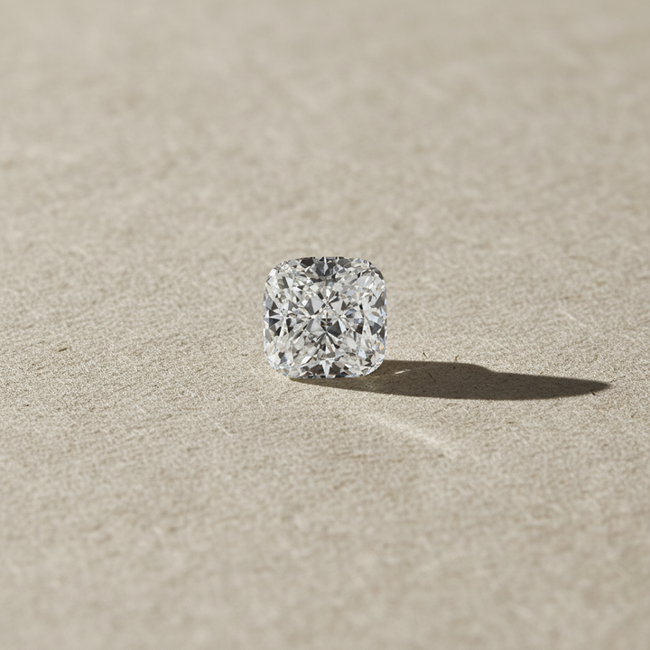 4.90 Carat Cushion Modified Cut Lab Grown Diamond, VS1/F