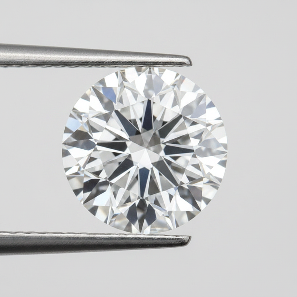 IGI Certified 4.91 Ct D Color VVS2 Round CVD Diamond with 10.73mm Diameter
