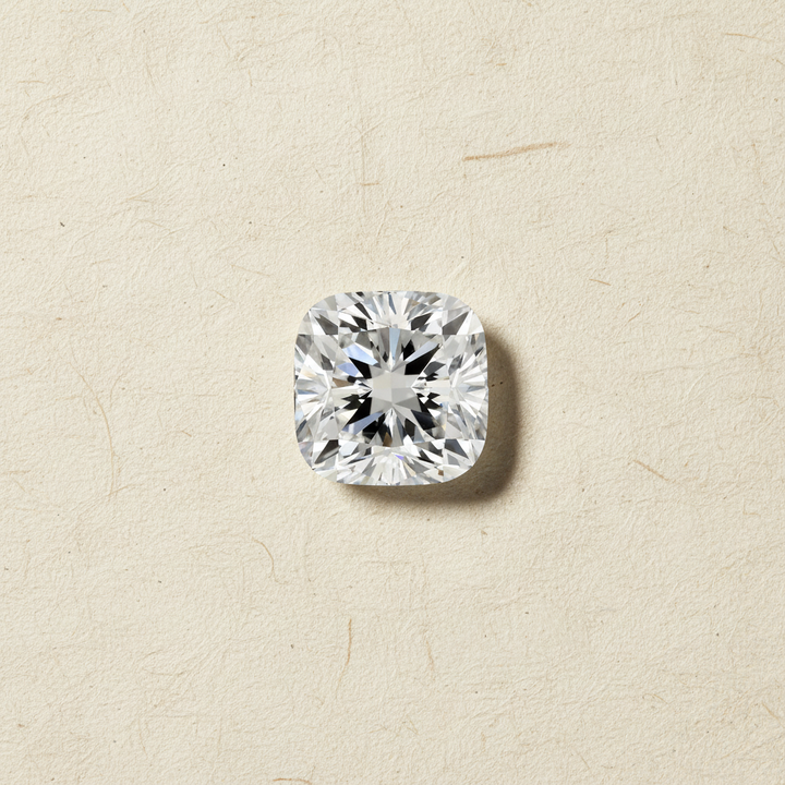 4,94 karaat kussengeslepen laboratorium-gegroeide diamant, VS1/E