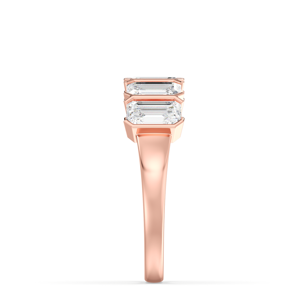 Emerald Eternity Wedding Band