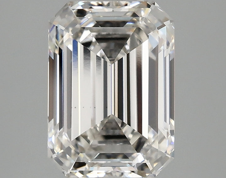 3,10 Karat im Smaragdschliff gezüchteter Diamant, VS2/F