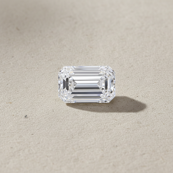 Labordiamant im Smaragdschliff von 4,01 Karat, VVS1/D