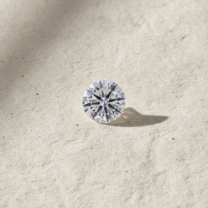 5.01 Carat Round D VVS2 Lab Grown Diamond Ideal Cut IGI Certified