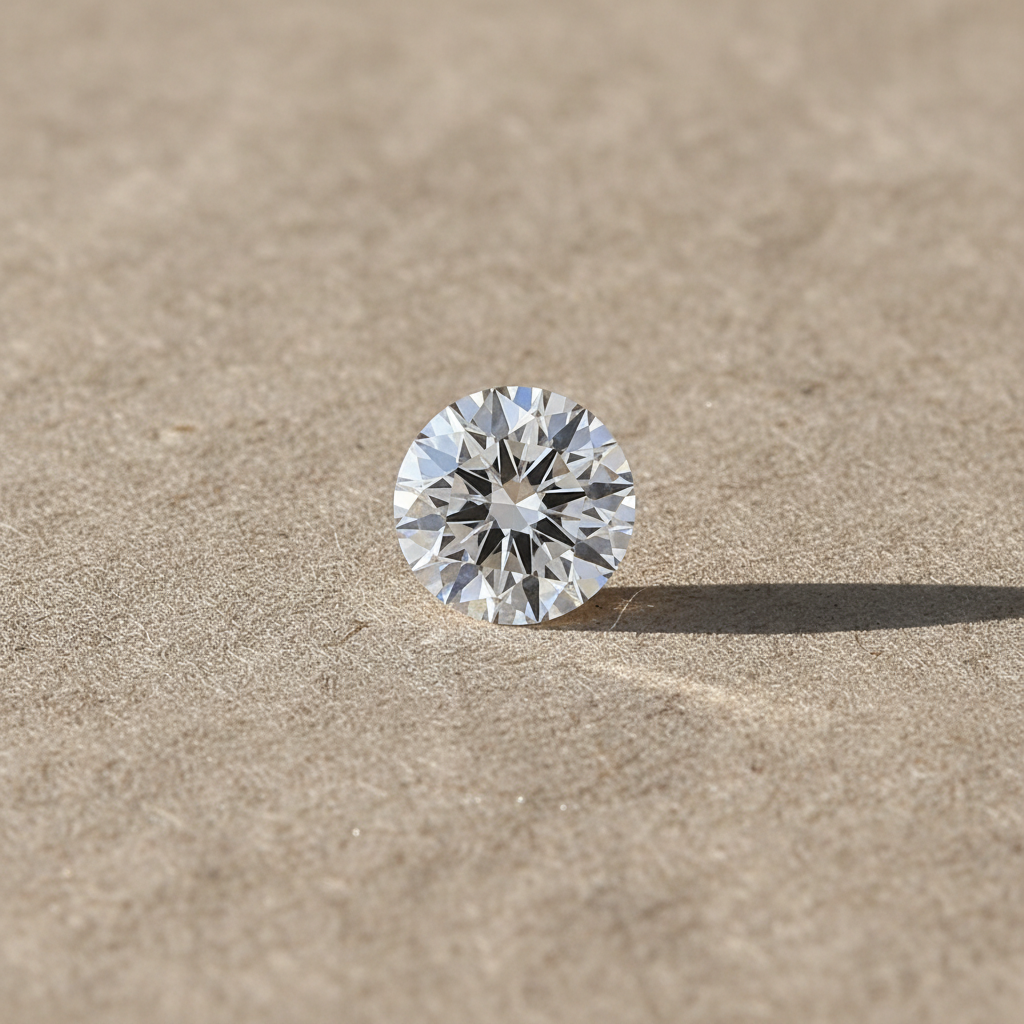 5.01 Carat Round E VVS1 Lab Grown Diamond Ideal Cut IGI Certified