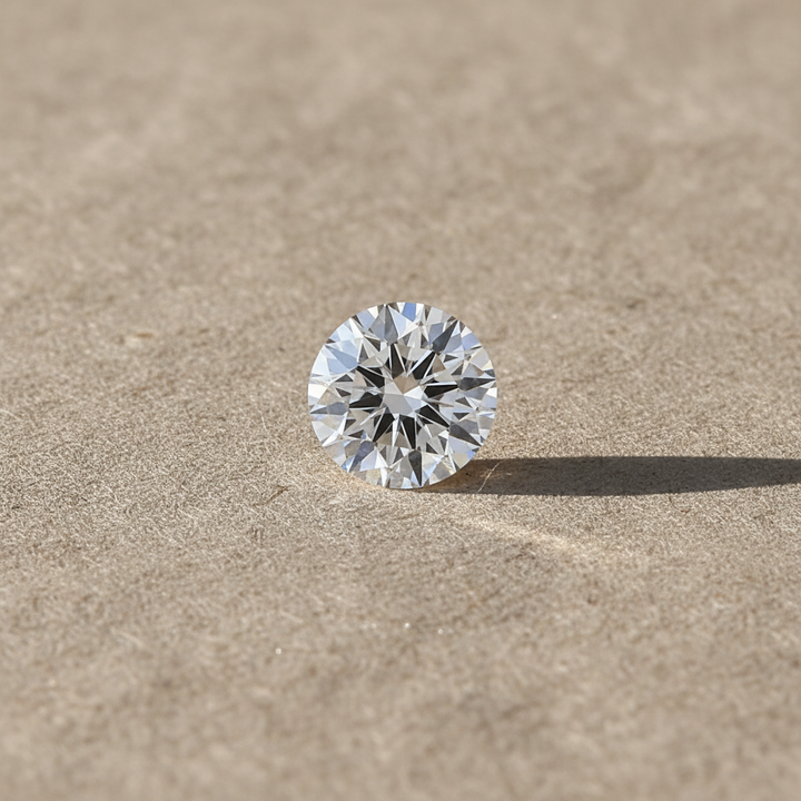 5.01 Carat Round E VVS1 Lab Grown Diamond Ideal Cut IGI Certified
