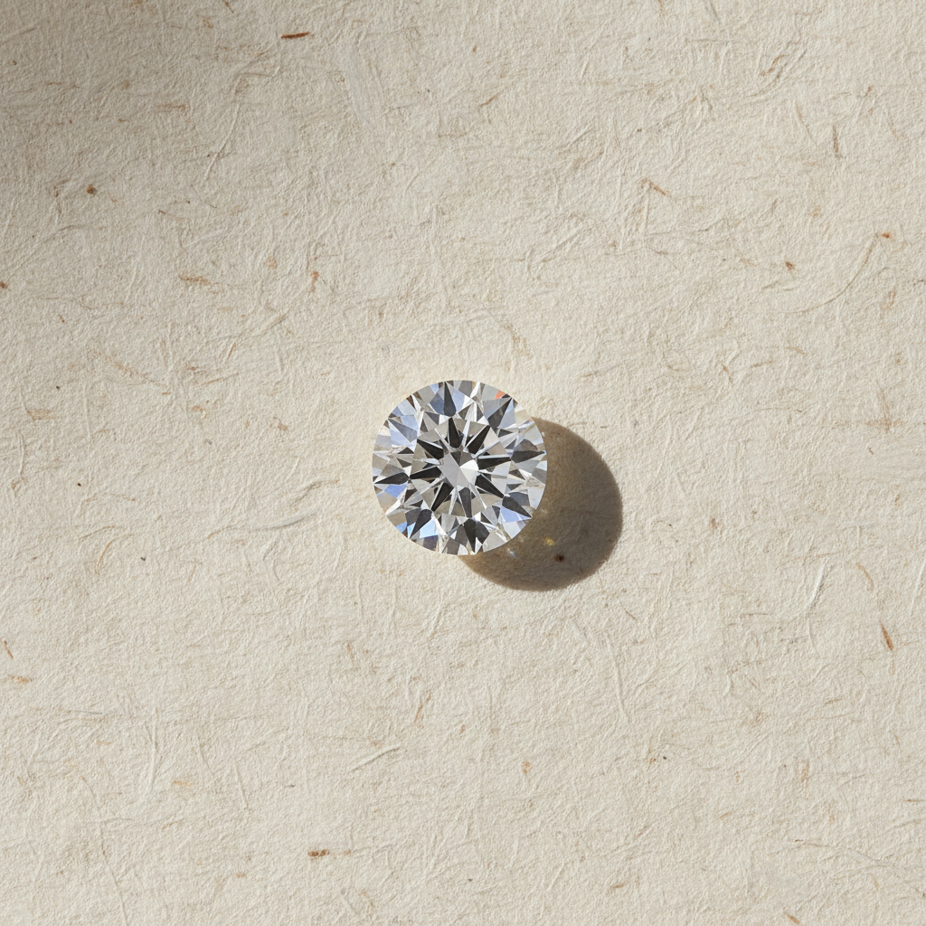 5.01 Carat Round E VVS1 Lab Grown Diamond Ideal Cut IGI Certified