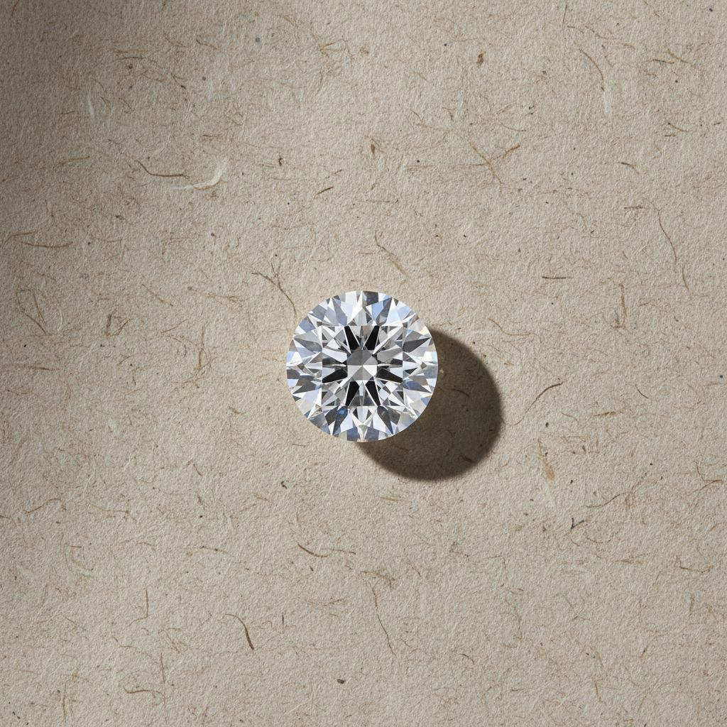5.03 Carat Round D VVS1 Lab Grown Diamond Excellent Cut IGI Certified
