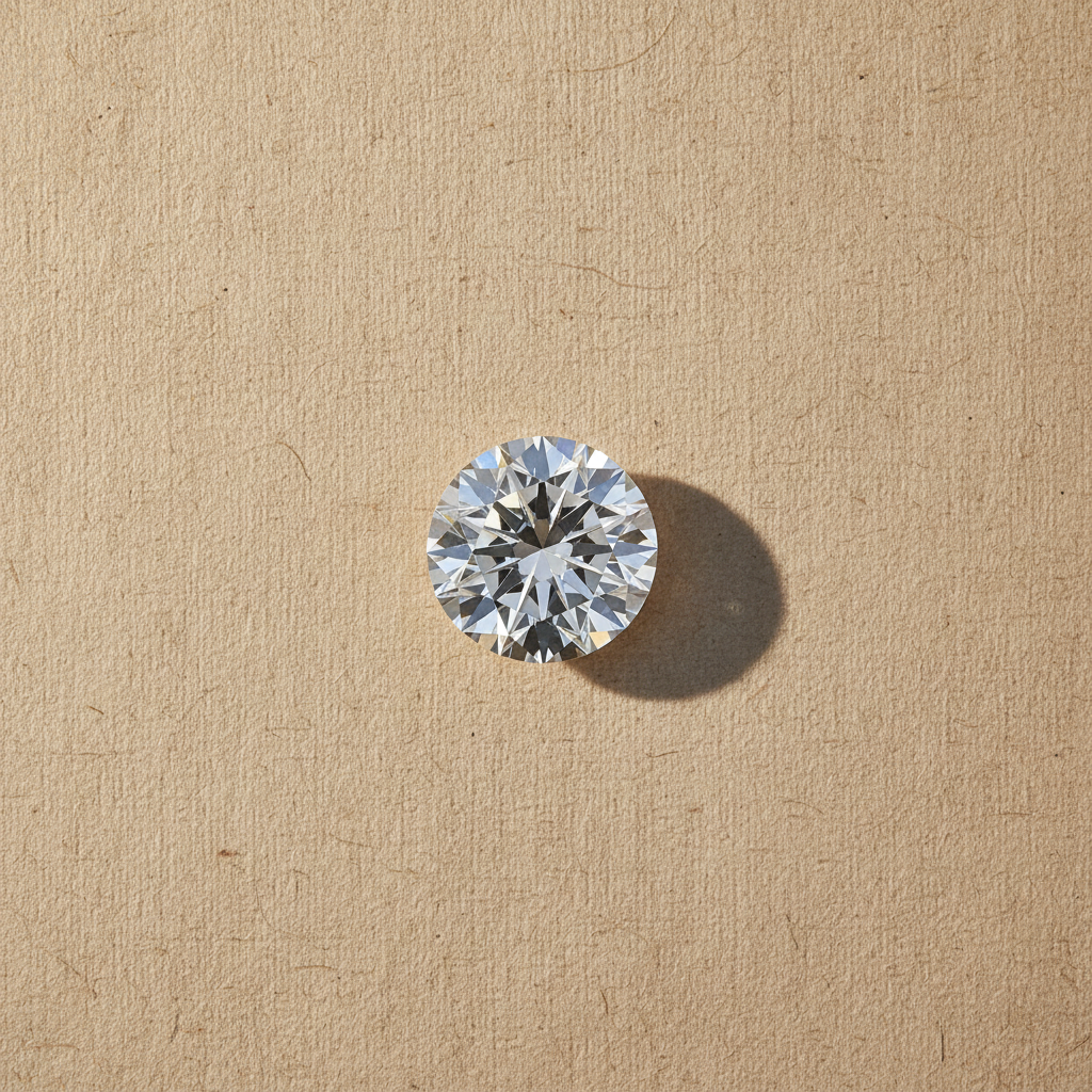 5.03 Carat Round F VVS2 Lab Grown Diamond Excellent Cut IGI Certified
