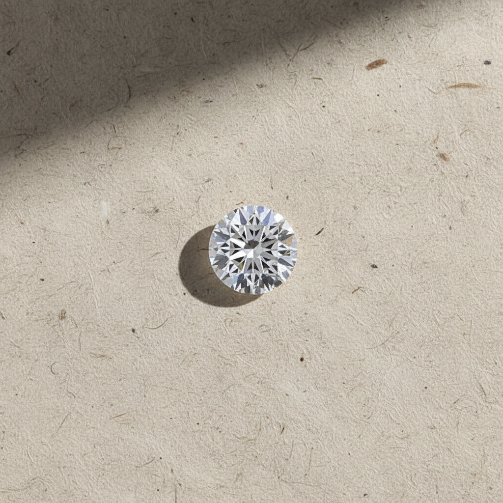 5.06 Carat Round D VVS1 Lab Grown Diamond Ideal Cut IGI Certified