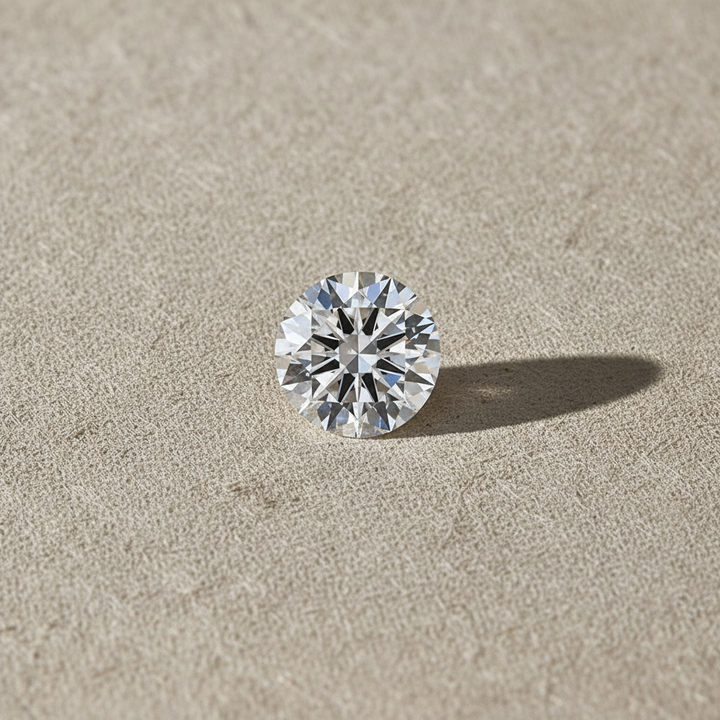 5.06 Carat Round D VVS2 Lab Grown Diamond Excellent Cut IGI Certified