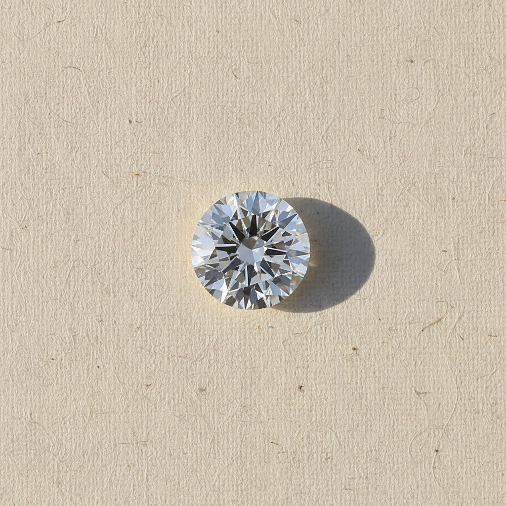 5.06 Carat Round F VVS1 Lab Grown Diamond Excellent Cut IGI Certified